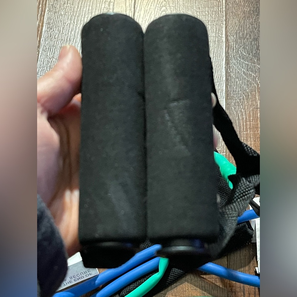Urban Rebounding Resistance Exercise Bands W Handles & Carabiner Clips Workouts - Picture 7 of 15